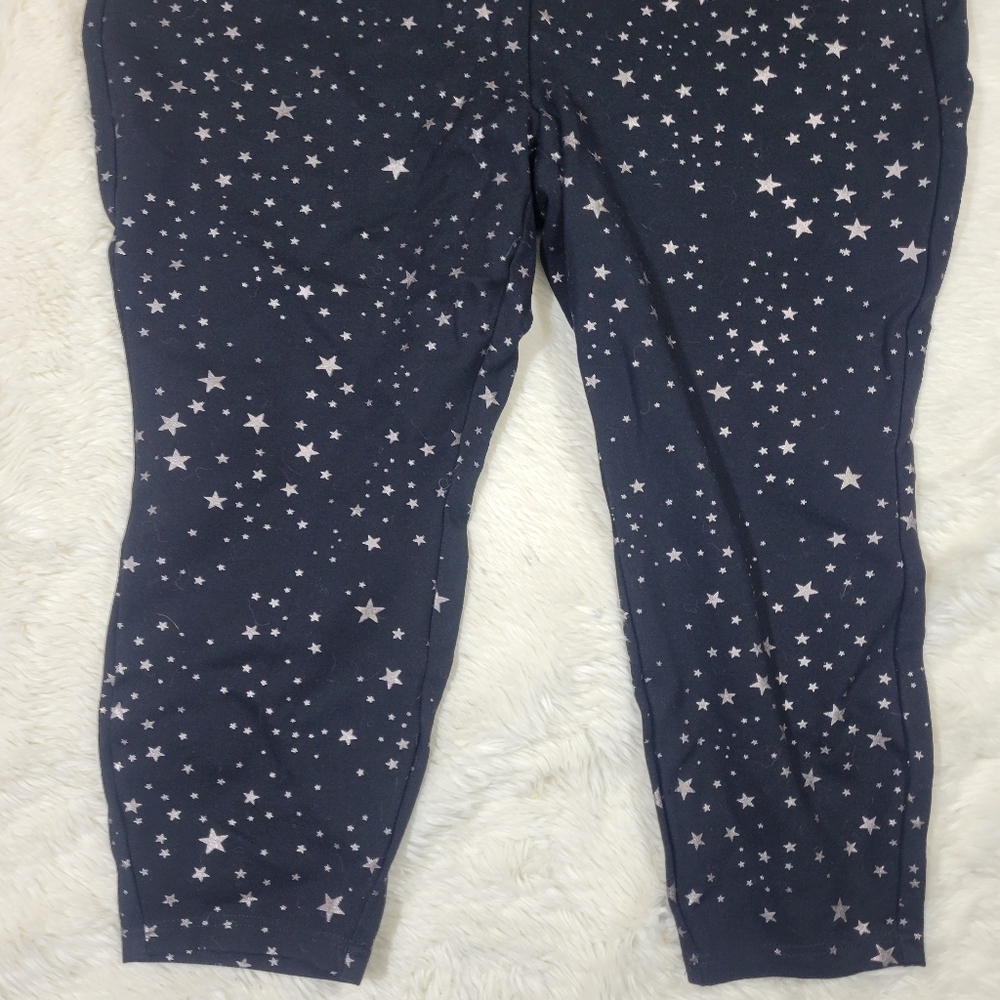 Torrid Pixie Legging 4r Black With Silver Star Pr… - image 2